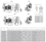 Размеры насосов Calpeda серии NMS