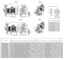 Размеры насосов Calpeda серии NMS