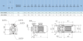 Размеры насосов Saer IR40-200 N